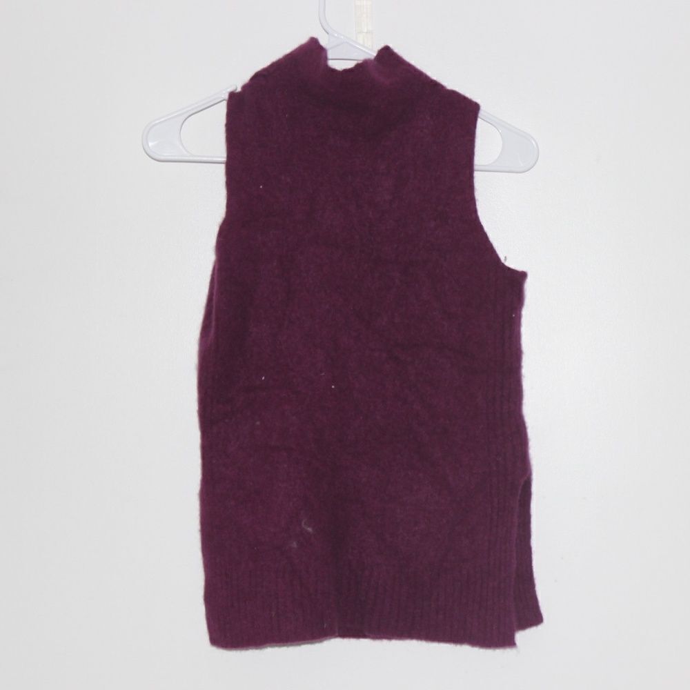 Design Lab Lord & Taylor 100% Cashmere Vest Sweater Women Size large